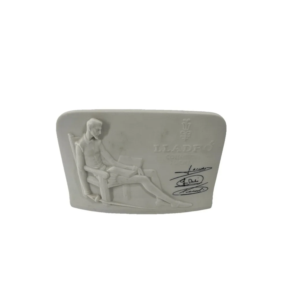 Lladro Daisa 1985 Bisque Display Plaque Don Quixote Collectors Society Signed